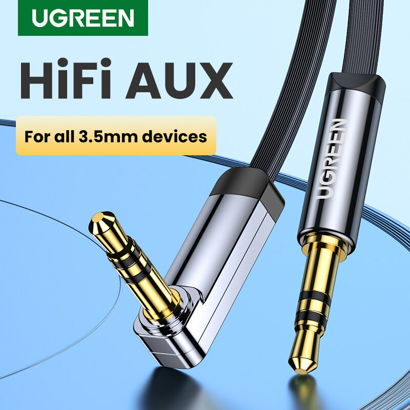 UGREEN 3.5mm to RCA Cable, 6FT RCA Male to Aux Audio Adapter HiFi Sound Headphone Jack Adapter Metal Shell RCA Y Splitter RCA Auxiliary Cord 1/8 to RCA Connector for Phone Speaker MP3 Tablet HDTV