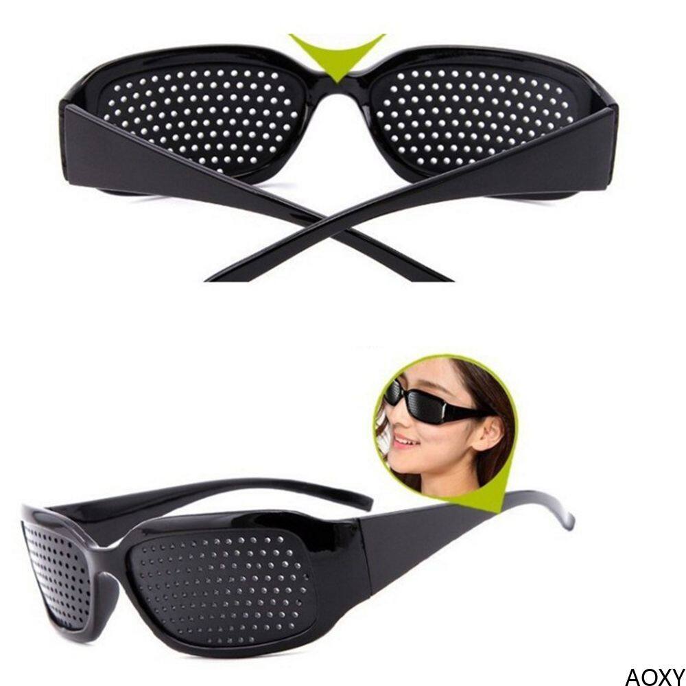 Eye Anti-fatigue Pinhole Glasses Glasses Vision Improver Exercise Training Eyesight Health Care Eyewear【AOXY】