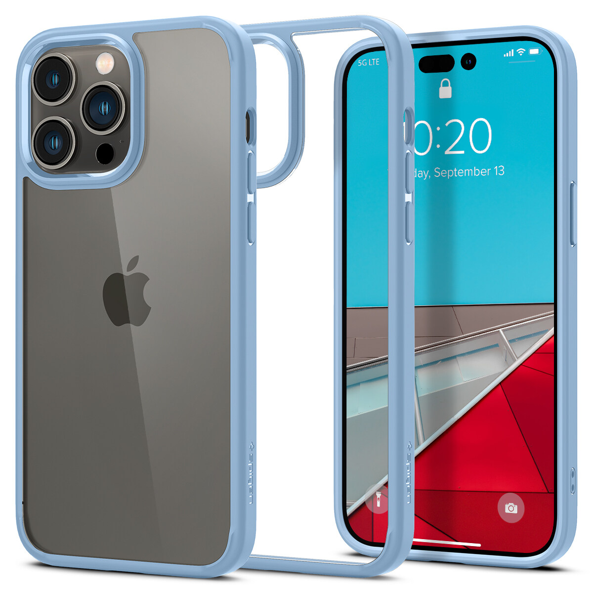SPIGEN Case for iPhone 14 Pro Series [Ultra Hybrid : Color] Dual Layered Protection with Long Lasting Clarity / iPhone 14 Pro Max Case / iPhone 14 Pro Casing