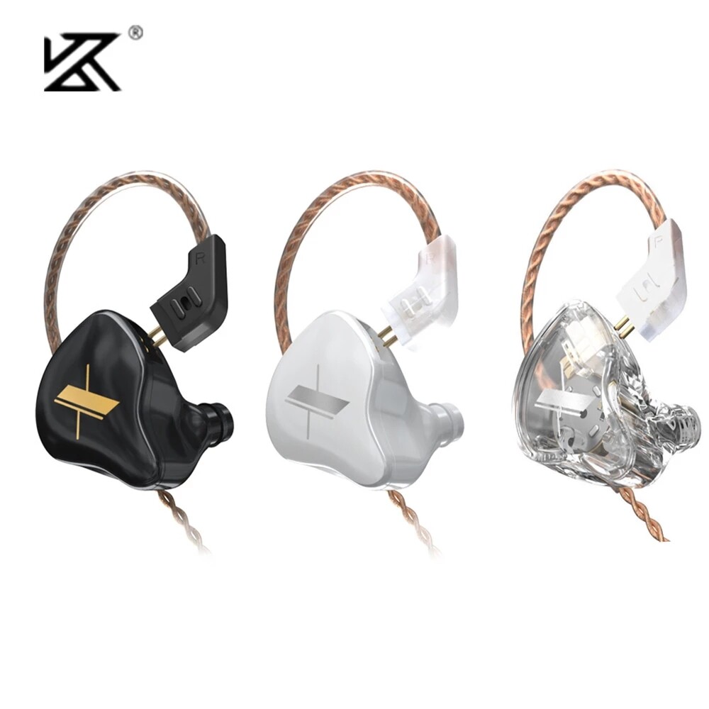 KZ EDX 1DD Dynamic Earphones HIFI Bass Earbuds In Ear Monitor Earphones Sport Noise Cancelling Headset KZ ZST X ED9 ED12 STM ST1