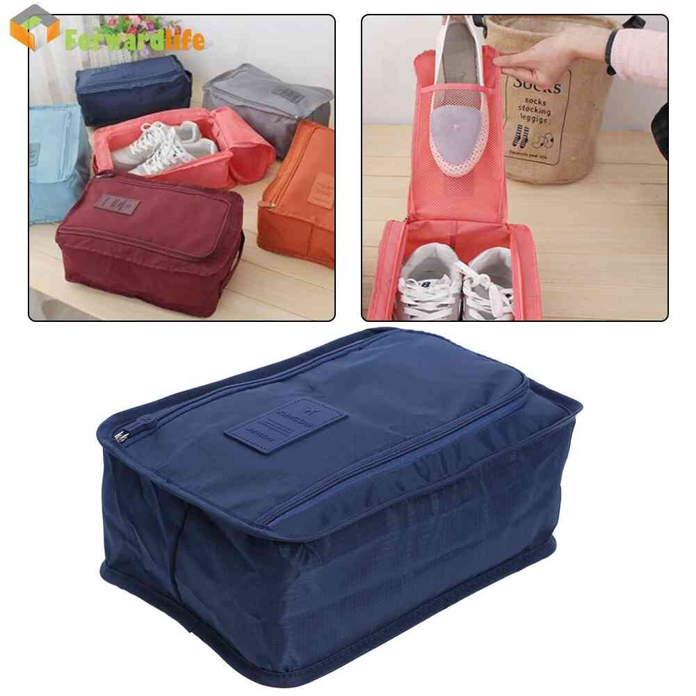 Waterproof Shoes Bag Organizer Storage Pouch Pocket Packing Zipper Bag