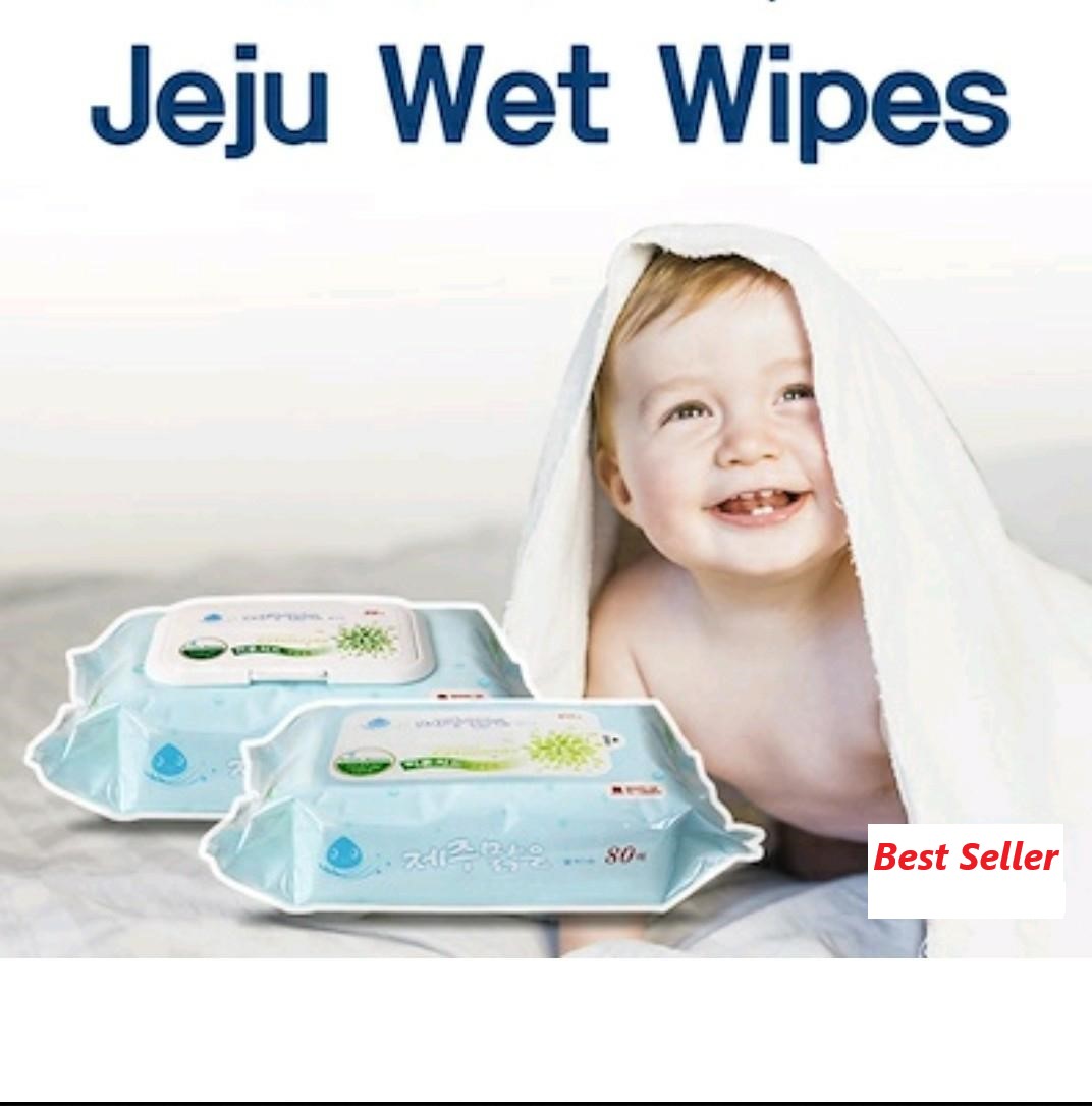 Jeju Wet Wipes / Baby Wet wipes / Refill x10 pack - Cap x9 pack /  Manufactured on Sept 2025