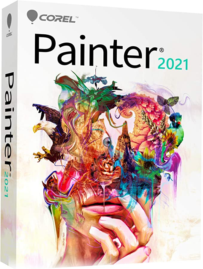 Corel Painter 2021 | Digital Painting Software | Illustration, Concept, Photo, and Fine Art [PC/Mac Keycard] [Old Version]